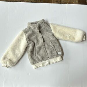 7 For All Mankind Toddler Faux Fur Bomber Jacket Size 2T